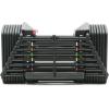 PowerBlock Pro 50 Adjustable Dumbbells, Sold in Pairs, 5-50 lb. Dumbbells, Durable Steel Build, Innovative Workout Equipment, All-in-One Dumbbells