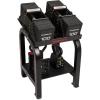 PowerBlock Home Rack Stand, Dumbbell Rack & Weight Rack With Tray, Supports Dumbbells up to 100 lbs, Durable Steel Construction, Home Gym Strength Training, Innovative Workout Equipment