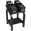 PowerBlock Home Rack Stand, Dumbbell Rack & Weight Rack With Tray, Supports Dumbbells up to 100 lbs, Durable Steel Construction, Home Gym Strength Training, Innovative Workout Equipment