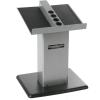 POWERBLOCK Large Column Stand, Dumbbell Rack & Weight Rack,Silver/black