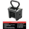 PowerBlock Pro Series Kettlebell Handle – Compatible Pro Series Dumbbells, Strength Training Accessory, for Home Gym & Commercial Use, Workout Equipment, Black