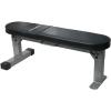 POWERBLOCK Travel Bench, Workout Bench, Folds Up for Easy Storage, Innovative Workout Equipment, Home & Commercial Gyms, Comfortable High Density Foam Upholstery Silver